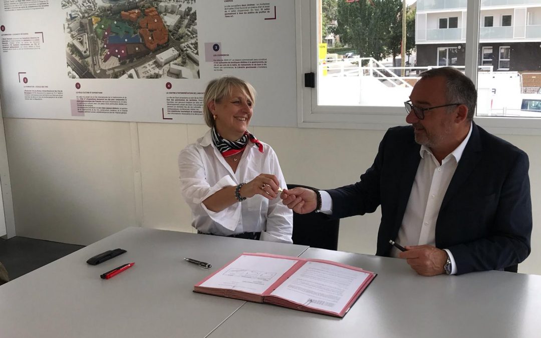 Livraison de la 1ère résidence locative à la Cité Internationale de la Gastronomie et du Vin à Dijon